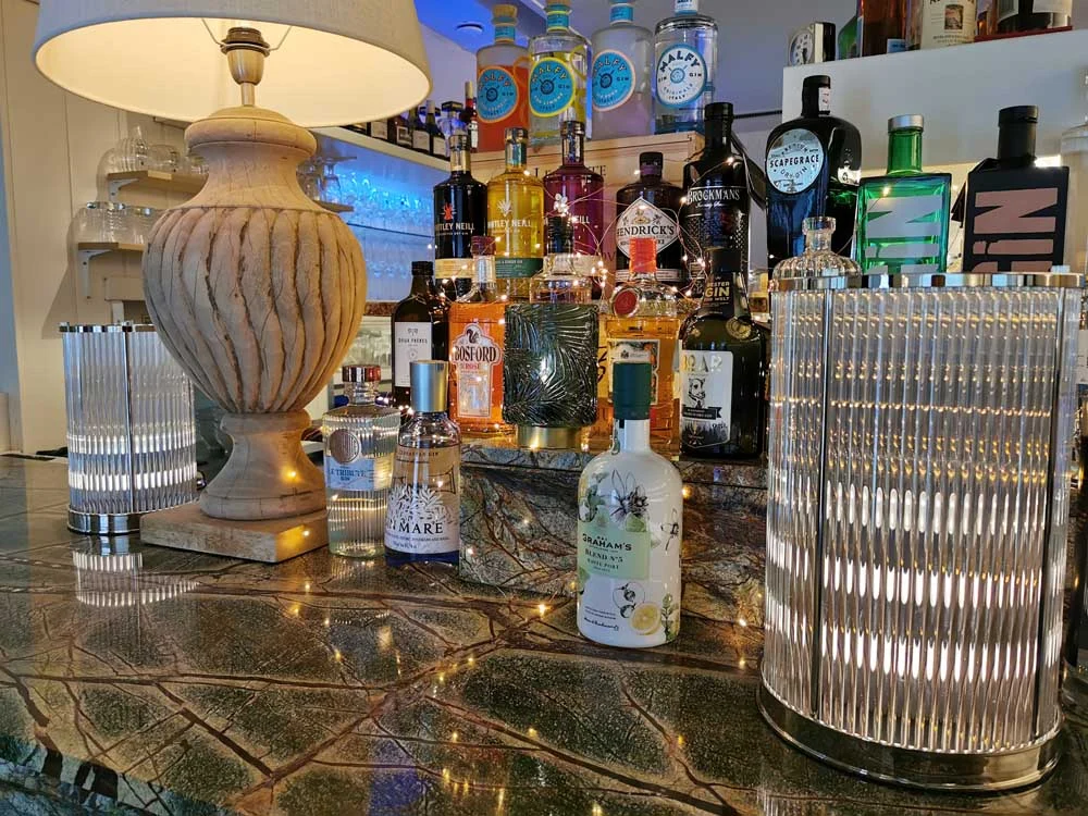 Die echte Marcellino-Bar mit ihrer Getränkeauswahl